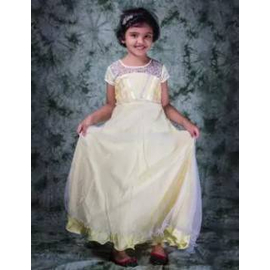 Yellow Satin Gown(5-6Y)