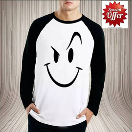 Emoji Print Full Sleeve Cotton T-shirt