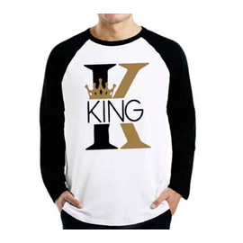 King Print Full Sleeve Cotton T-shirt