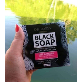 DR.DAVEY Black soap Collagen & Charcoals soap