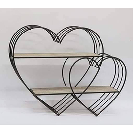 Exclusive Quality Metal Racks- Love Shape