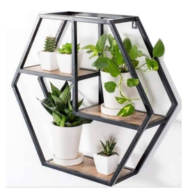 Exclusive Quality Metal Racks- Hexagon Shape