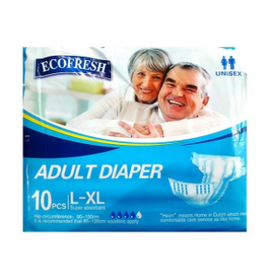 Ecofresh Adult Diaper L 10pcs