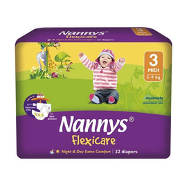 Nannys(5-9)Kg Flexicare 32pcs