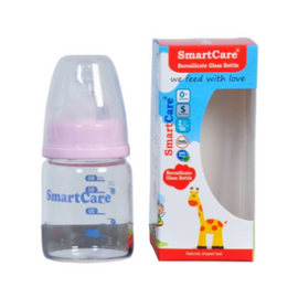 SmartCare Borosilicate Glass Bottle (2OZ)