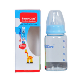 SmartCare Borosilicate Glass Bottle (4OZ)