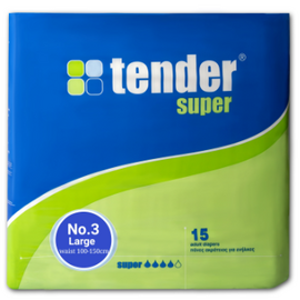 Tender Adult Diaper- Large 15pcs