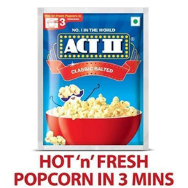 Act II IPC Classic Salted Popcorn 50gm
