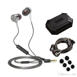 Original QKZ DM9 Zinc Alloy HiFi Headhone BASS Earbuds Metal Headset, 2 image