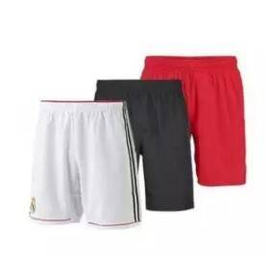 Combo of 3 White and Red Polyester Short Pant