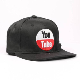 Youtube Logo Embroidered Adjustable Cotton Sports Hunting Fishing Outdoor Hats