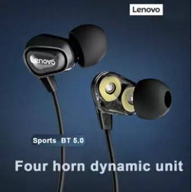 Lenovo HE08 Wireless Headphones Neck Hanging Handsfree Earbuds Earphones, 5 image