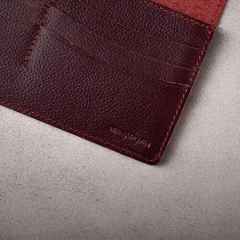 Original Leather Long Wallet LW1 Wine Red, 4 image