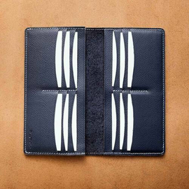 Original Leather Long Wallet LW1 Yale Blue, 3 image