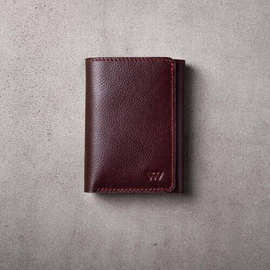 Original Leather Wallet F2 Wine Red