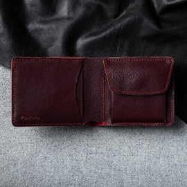 Original Leather Wallet MD1 Wine Red, 3 image