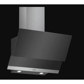 Serie | 4 wall-mounted cooker hood60 cm clear glass black printed