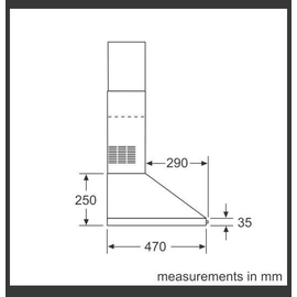 BOSCH DWP64CC50M Serie | 2 Wall-mounted Cooker Hood, 6 image