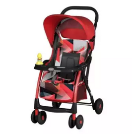 Baby Stroller 722C Pram- Red