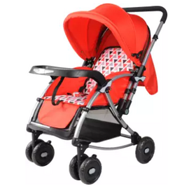 Baby Stroller with Rocking 720w Red