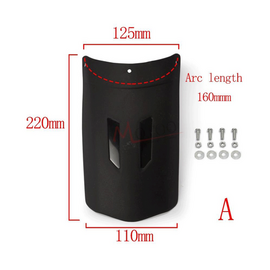 Product details of Universal Motorcycle Front Mudflap Extension Anti-splash rear ABS Wheel Cover, 4 image