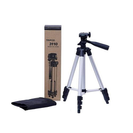 Tripod 3110 Portable 3.6 Feet Camera and Mobile Stand - Silver