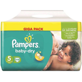 PAMPERS BABY DRY GIGA SIZE 5 (108 Pcs)