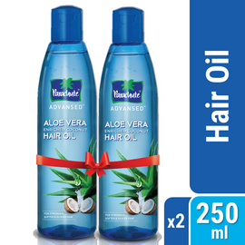 Parachute Hair Oil Advansed Aloe Vera Enriched Coconut 250ml Pack of 2 (250ml x 2)