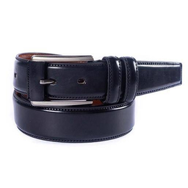 Black Artificial Leather Belt for Men