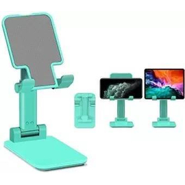 T1 Universal Ergonomic Collapsible Adjustable Metal Desktop Tablet Mobile Phone Holder, 2 image