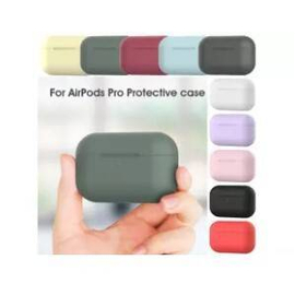 Silicone Case Protective Cover For Apple Airpods pro TWS Bluetooth Earphone soft Silicone Cover For Airpods Protective Cases