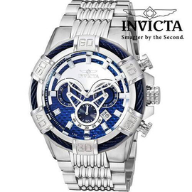 Invicta Bolt Tritnite 25540 Multi Color Dial Silver Band Stainless Steel Mens Watch