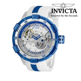 Invicta S1 Rally 26621 Transparent With Multi Color Dial White Rubber Band Mens Watch