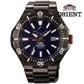 Orient M-Force Delta Automatic Midnight Blue Dial Black St. Steel Band Mens Watch-SEL07001D0