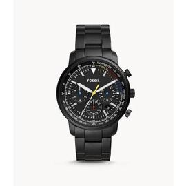 FOSSIL Goodwin Chronograph Black Stainless Steel Watch FS5413 For Mens
