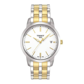 Tissot Classic Dream White Dial Two-Tone Band Stainless Steel Mens Watch -T033.410.22.011.01