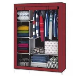 Foldable Wardrobe/Storage Wardrobe/Fabric Almirah/Cloth Stand 2 part