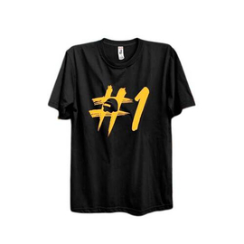 T-shirt Half Sleeve Black (Hash Tag 1 )
