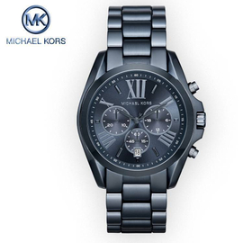 Michael Kors Chronograph Bradshaw Unisex Navy Blue Ladies Watch-MK6248