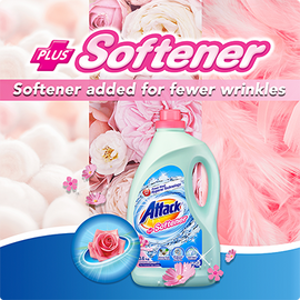 Attack Detergent Powder+Softener-1.4kg