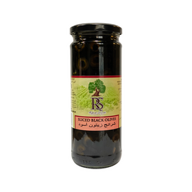 RS Sliced Black Olives Glass Jar- 467ml