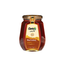 Clariss Natural Honey: 250gm Octagonal Glass Bottle
