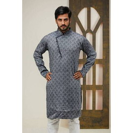 Ash Fashionable Indian Lilen Panjabi For Men