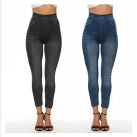 Black Ladies Leggings Fashion Fitness Jeans Pant