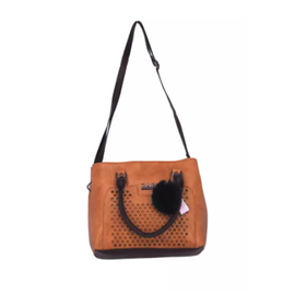 Brown Fashionable Zara PU Leather Handbag For Women