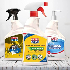 Super Safe Car Care Combo for Daily Cleaning Shining and Disinfection