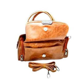 Brown Fashionable Designer Hand Bags For Women, 2 image