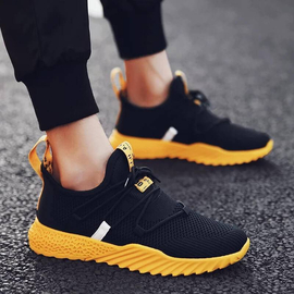 Stretch Fabric Sneakers For Men