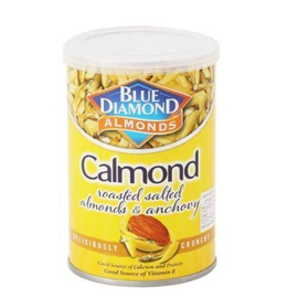 Blue Diamond Calmond Roasted Salted Almonds With Anchovies 110gm