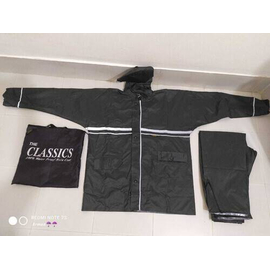 Black Classics Water Proof Rain Coat, 3 image